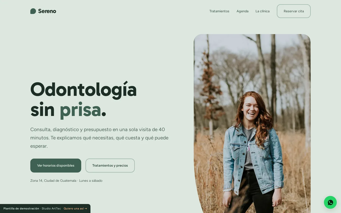 Plantilla para clínica dental